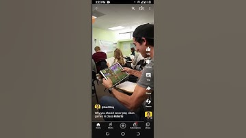 Why you should never play video games in class l short clip l magic