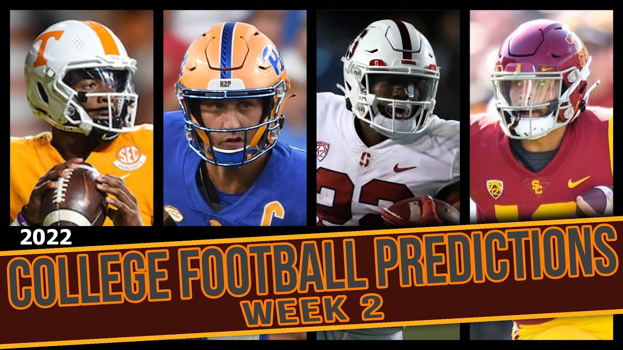 College Football Predictions Week 2 YouTube
