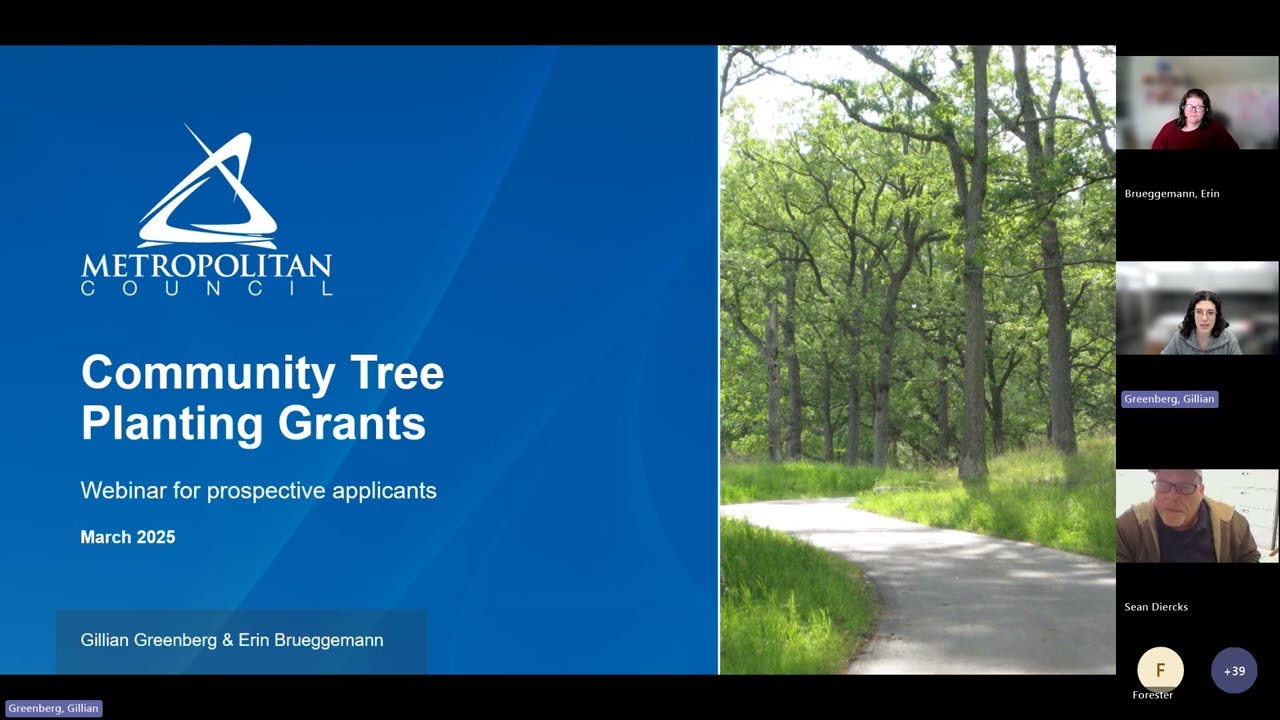 Community Tree Planting Grants webinar - 3/26/25