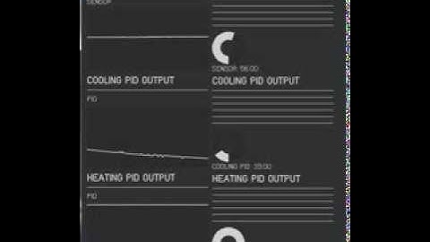 Arduino Heating and Cooling PID controller data output
