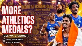 LIVE: Asian Games 2026 Day 7 Watch Along! | Athletics Medal Rush! Gulveer Singh Gold? | Sport Circle screenshot 1