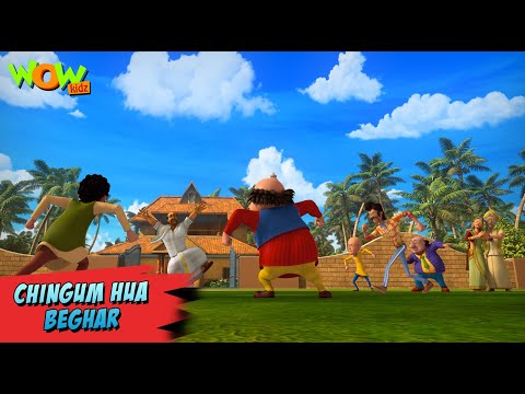 Motu Patlu New Episodes 2022 | Chingum Hua Beghar | Funny Hindi Cartoon Kahani | Wow Kidz