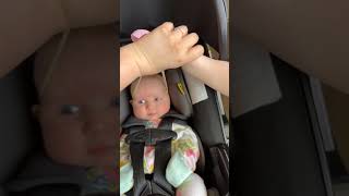 Toddler Ruins Cute Moment by Grabbing Little Sister's Headband