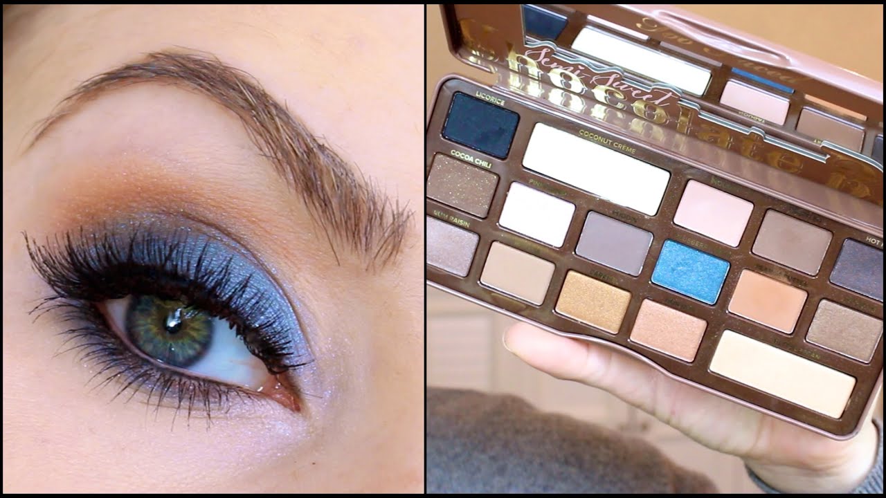 Chocolate Blue Makeup Tutorial NEW Semi Sweet CHOCOLATE BAR