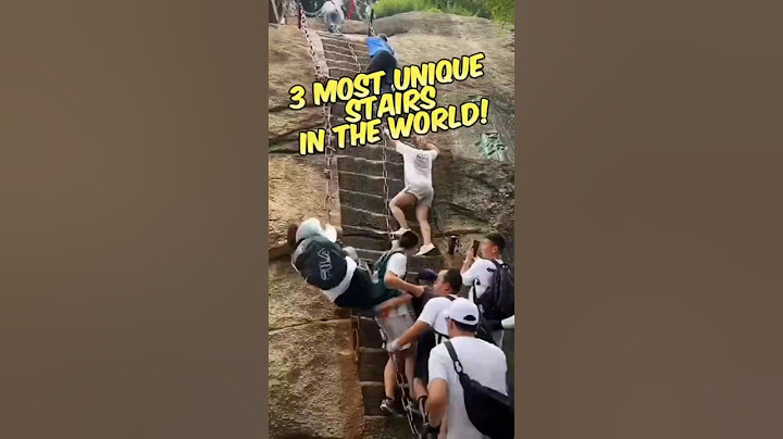 3 most unique stairs in the world ‼️
