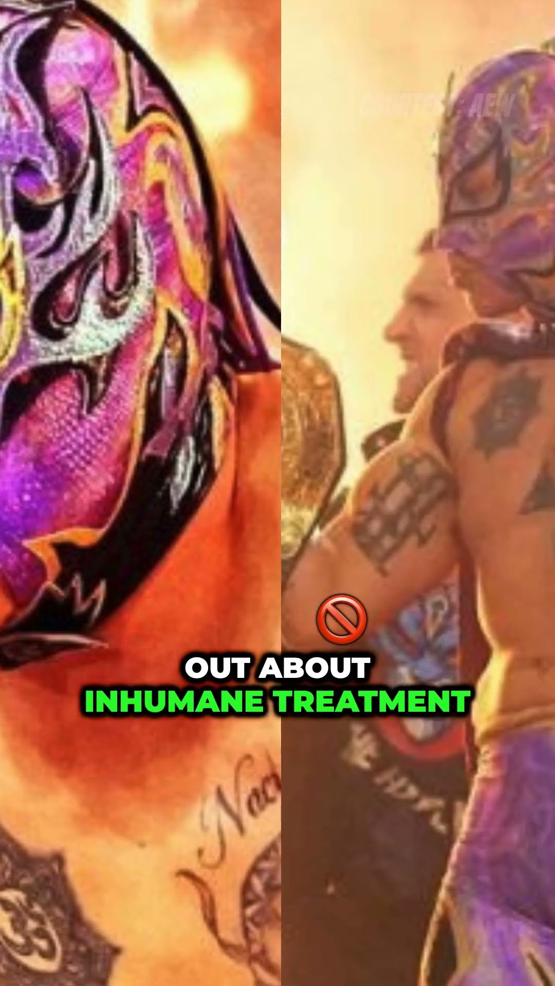 Rey Fenix Speaks Out on Inhumane Treatment – Staying Strong!#ReyFenix #AEW #WrestlingNews #shorts