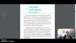 3rd Grade ELA - Unit 8 Lesson3 Native Americans:Regions & Cultures: "Akando & Aponi, the Gatherers"