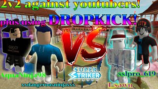 2V2 Combined team with I_sawu fan VS@NinjaPlayzRblx  | SSL Roblox | Super striker league Roblox