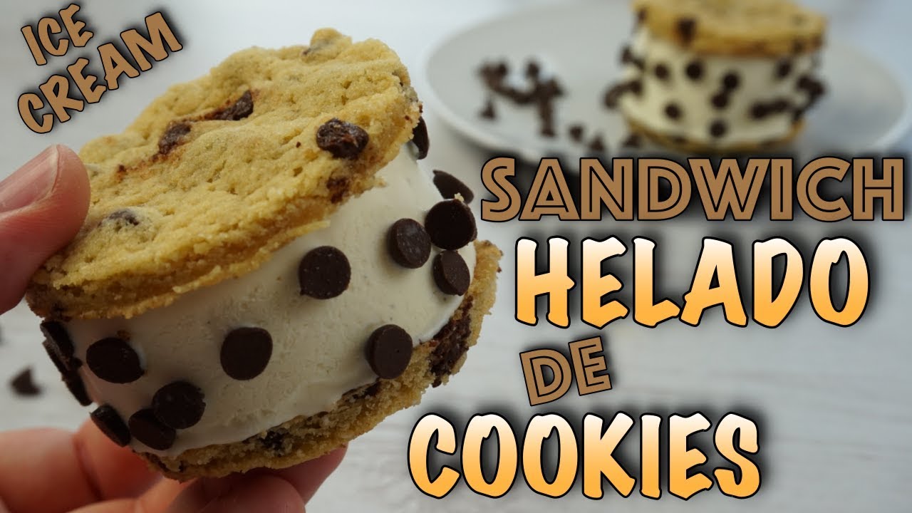 Sandwich helado de vainilla con cookies / ICE CREAM / Cookies / El Rincón de Belén YouTube Sandwich helado de vainilla con cookies / ICE CREAM / Cookies / El Rincón de Belén YouTube