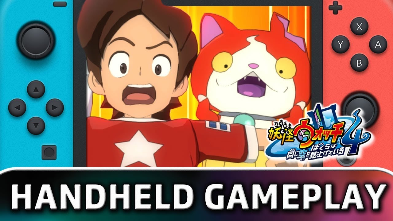 Yokai Watch 4 10 Minutes in Handheld MODE on Switch YouTube
