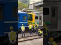 駅に到着するとトラブルが発生?!珍編成で組まれた客車が解体された