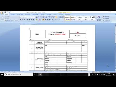 Rapport Journalier HSE et génie civil formation à distance  YouTube