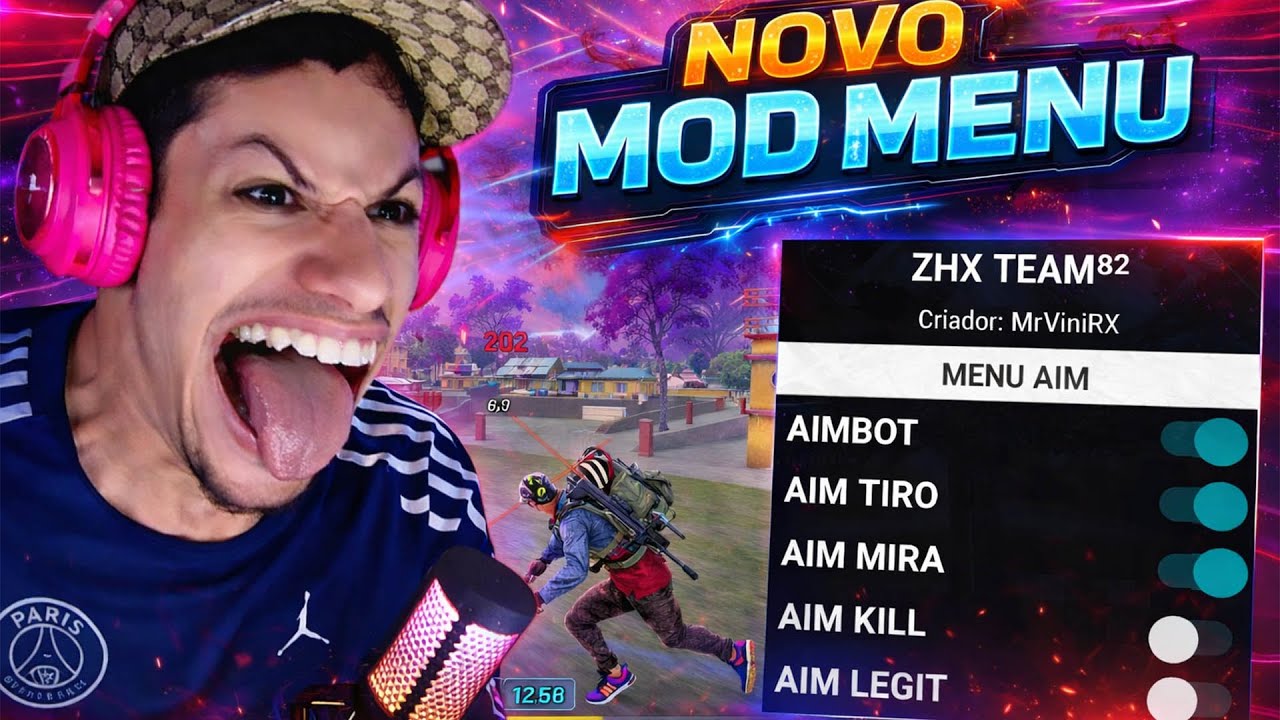 SAIU! MOD MENU ZHX TEAM SERVIDOR BR 🇧🇷 APK MOD SEM VPN ANT BAN E ANT BLACKLIST MAIS LINK DIRETO🔗