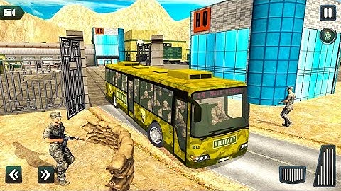 Army Bus Driver Simulator - Military Soldiers Transport Vehicle - Android Gameplay