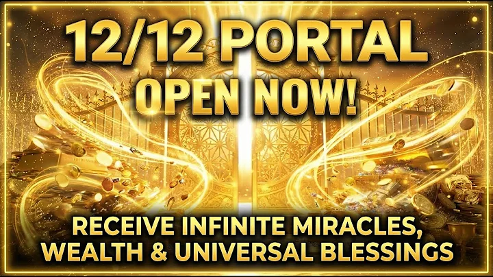 12/12 Portal Open NOW! Receive Infinite Miracles, Wealth & Universal Blessings
