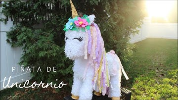 CÓMO hacer PIÑATA de UNICORNIO / How to make UNICORN PIÑATA