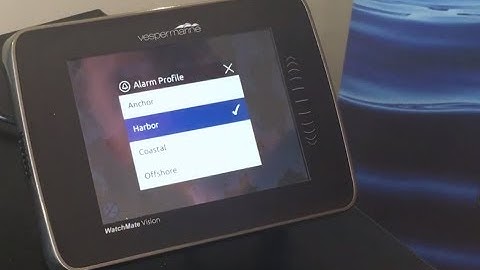 Alarm Profiles using smartAIS