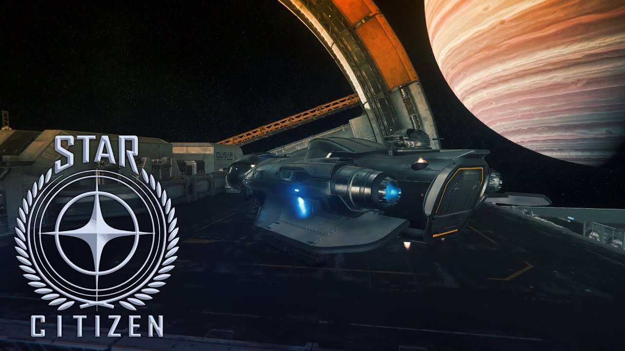 Star Citizen Gameplay Port Olisar to Yela and Back Cargo Run