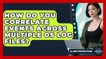 How Do You Correlate Events Across Multiple OS Log Files? - All About Operating Systems