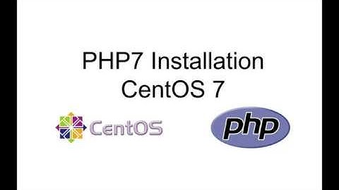 PHP 7 installation on CentOS 7