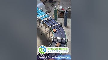 Top Grip with Three Line Side Guides Conveyor