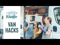 Van Hacks | Full Time Vanlife | Useful Hacks for Vanlife