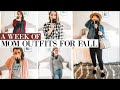 WHAT I WEAR IN A WEEK! | Cute + Casual MOM outfits for the Fall! | Natalie Bennett