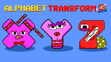 Alphabet Lore (A - Z…) But Fixing Letters | Big trouble in Super Mario Bros 3 #7 | GM Animation