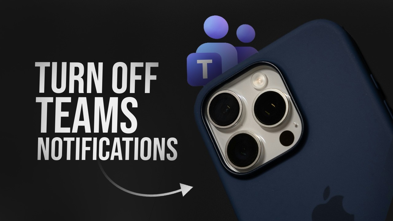 How to Turn Off Teams Notifications on iPhone (tutorial) - YouTube