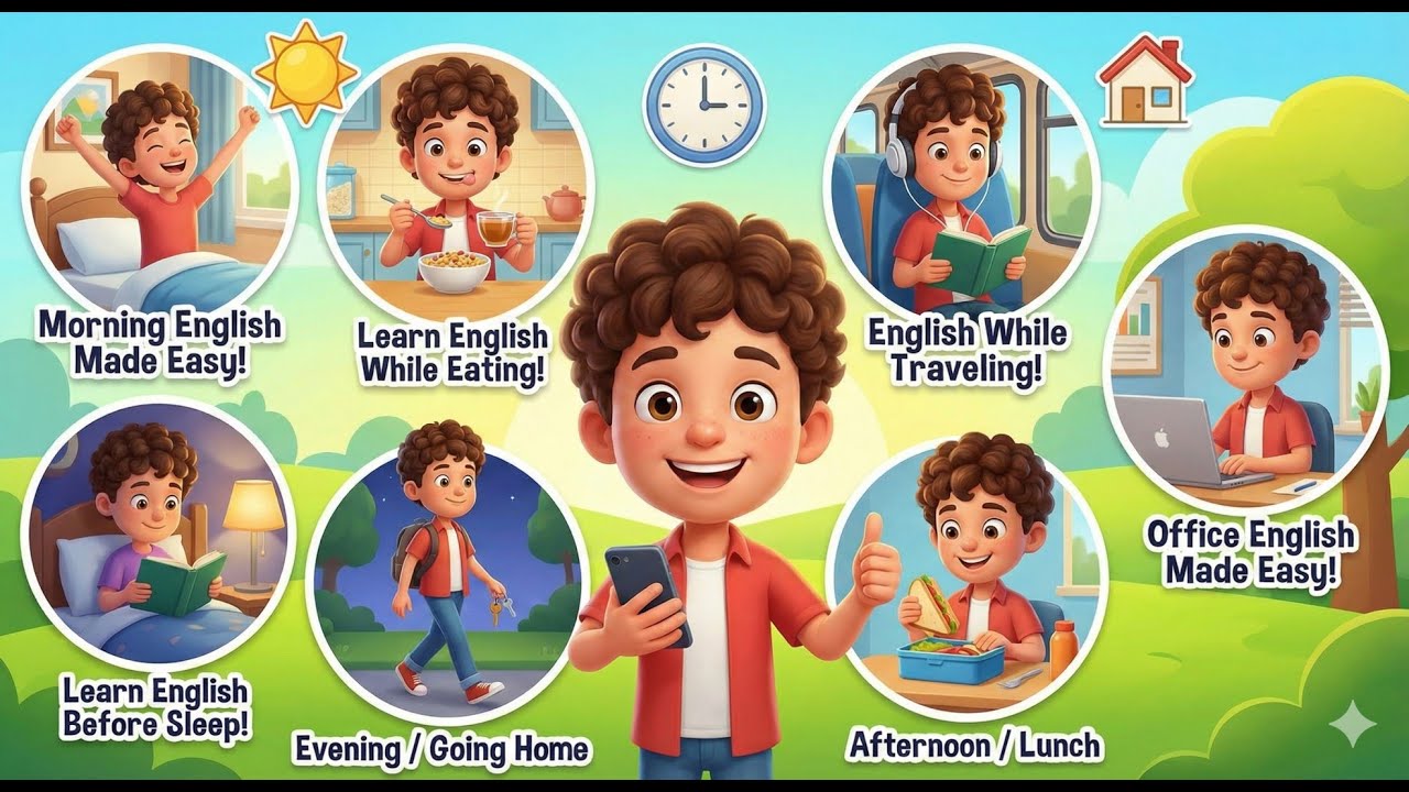Daily English Routine – Morning to Night! Speak Confidently! - YouTube