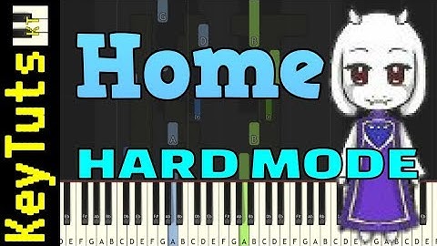Learn to Play Home from Undertale - Hard Mode