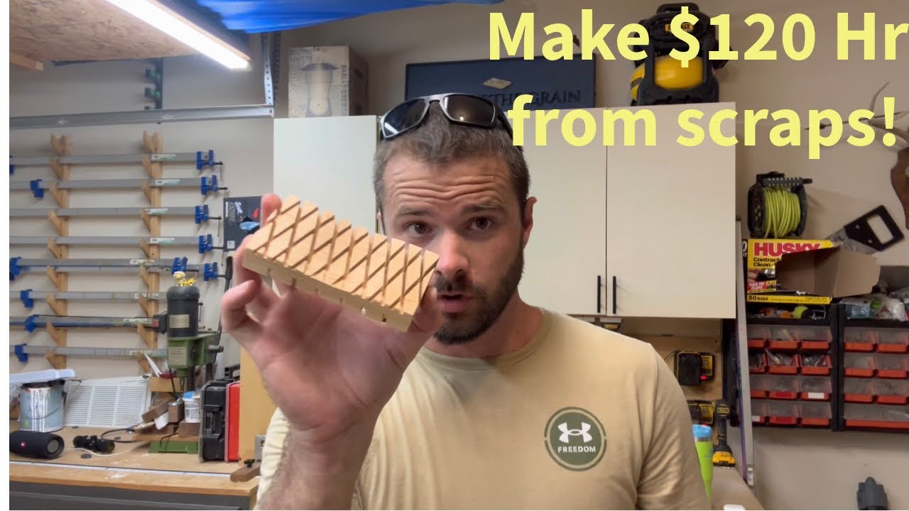 $10 item in less than 5 minutes!! Easy Woodworking Project. - YouTube