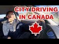 CITY DRIVING LESSON IN CANADA