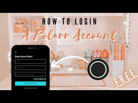 Tutorial Cara Daftar Akun Polarr || How to Login Polarr account