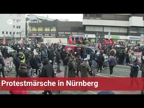 Ausnahmezustand in Nürnberg: Demos gegen Corona-Maßnahmen