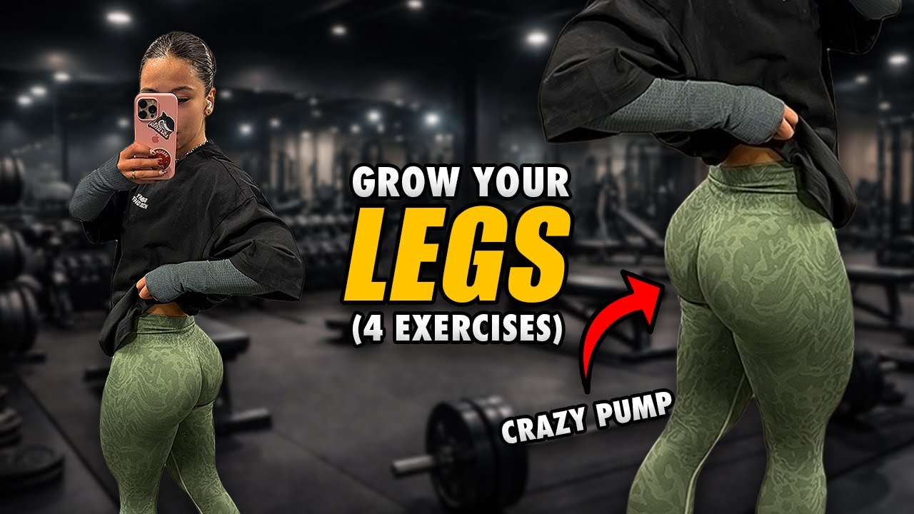 THE PERFECT LEG DAY FOR ALL FITNESS LEVELS (4 exercises) - YouTube
