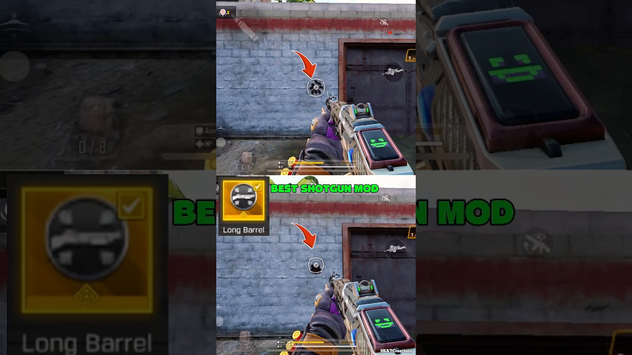 ✅Best Shotgun Mod For Perfect Aim In COD MOBILE BR 