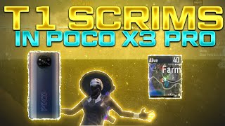 Poco X3 Pro T1 Scrims Gameplay  Poco X3 Pro Competitive Gameplay  Poco X3 Pro Pubg Test  Saitama