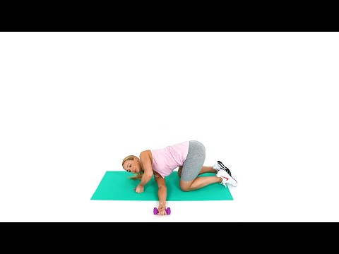 Thread the Needle Dumbbell Exercise