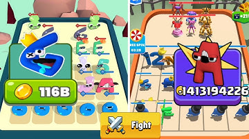 Alphabet Lore + Number Lore -  Merge Alphabet Monster Fusion vs Alphabet Number Game