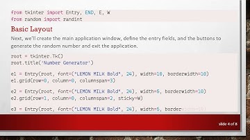 How to Generate a Random Number Between Two Inputs in Python Tkinter