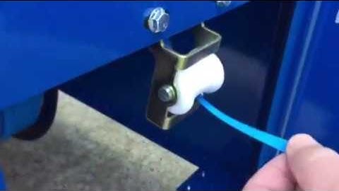 Strapping machine how to load a roll of 12mm machine strap