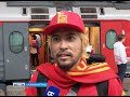 300 болельщиков приехали на поезде на ЧМ-2018 в Калининград