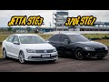 SANTANA STG3 VS BMW 328I STG2! 180KM/H LADO A LADO