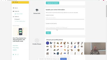 Quizlet: Change Username