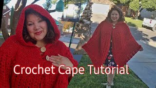 Crochet Cape Tutorial