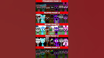 Incredibox Sprunki Pyramixed Phase 1.5 VS Rejoyed Phase 1.5 VS Retake Phase 1.5 *MIX HORROR VERSION*