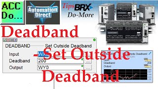 Do-More PLC Deadband - Set Outside Deadband