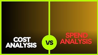 Spend Analysis | Cost Analysis |Spend Analysis VS Cost Analysis | Procurement Analysis | Procurement