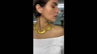 Ilias #Lalaounis Vintage 22K Yellow Gold Link Collar Choker Bracelet #22kgold